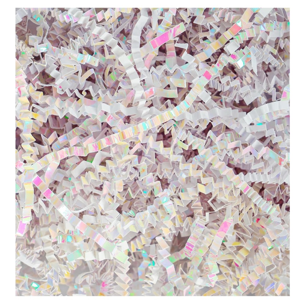 Diamond White Party Shredded Paper
